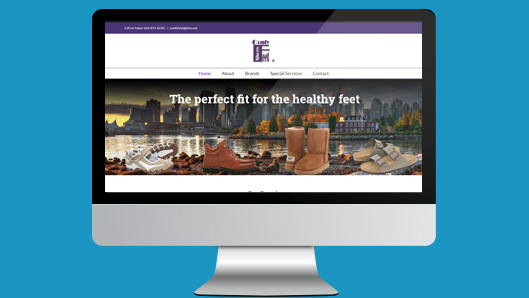 comfy Feet Website