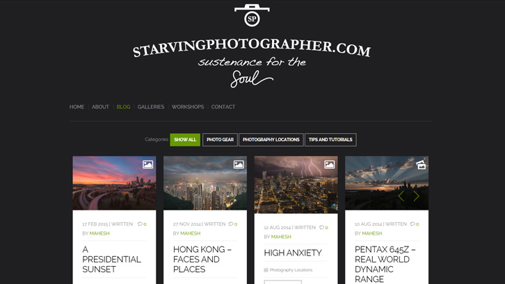 Starving photographer blog